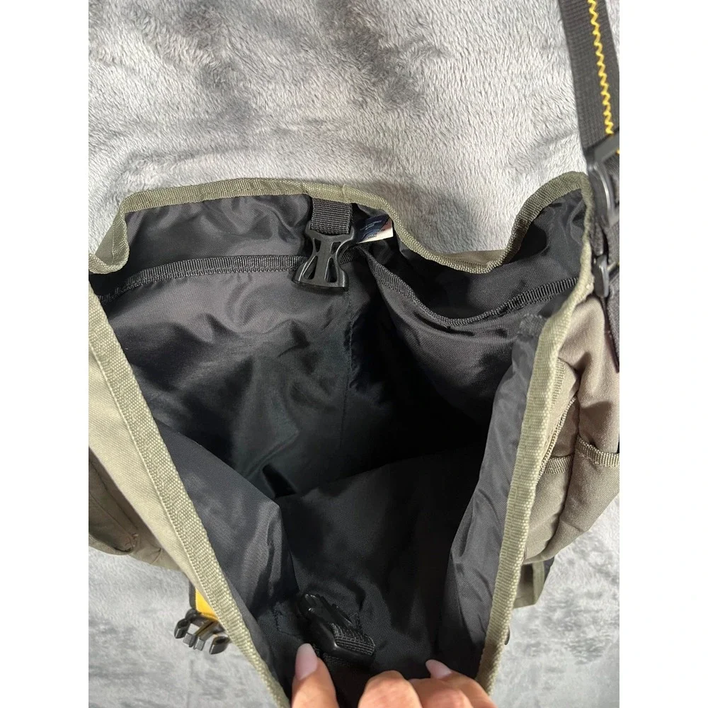 Gap Messenger Bag Vintage Crossbody School Y2K Biker Green Travel Nylon Gem
